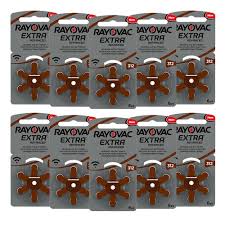Brown (Size 312) Rayovac Extra Batteries